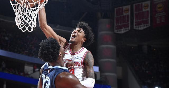 猛龙主场大胜灰熊，取得连胜